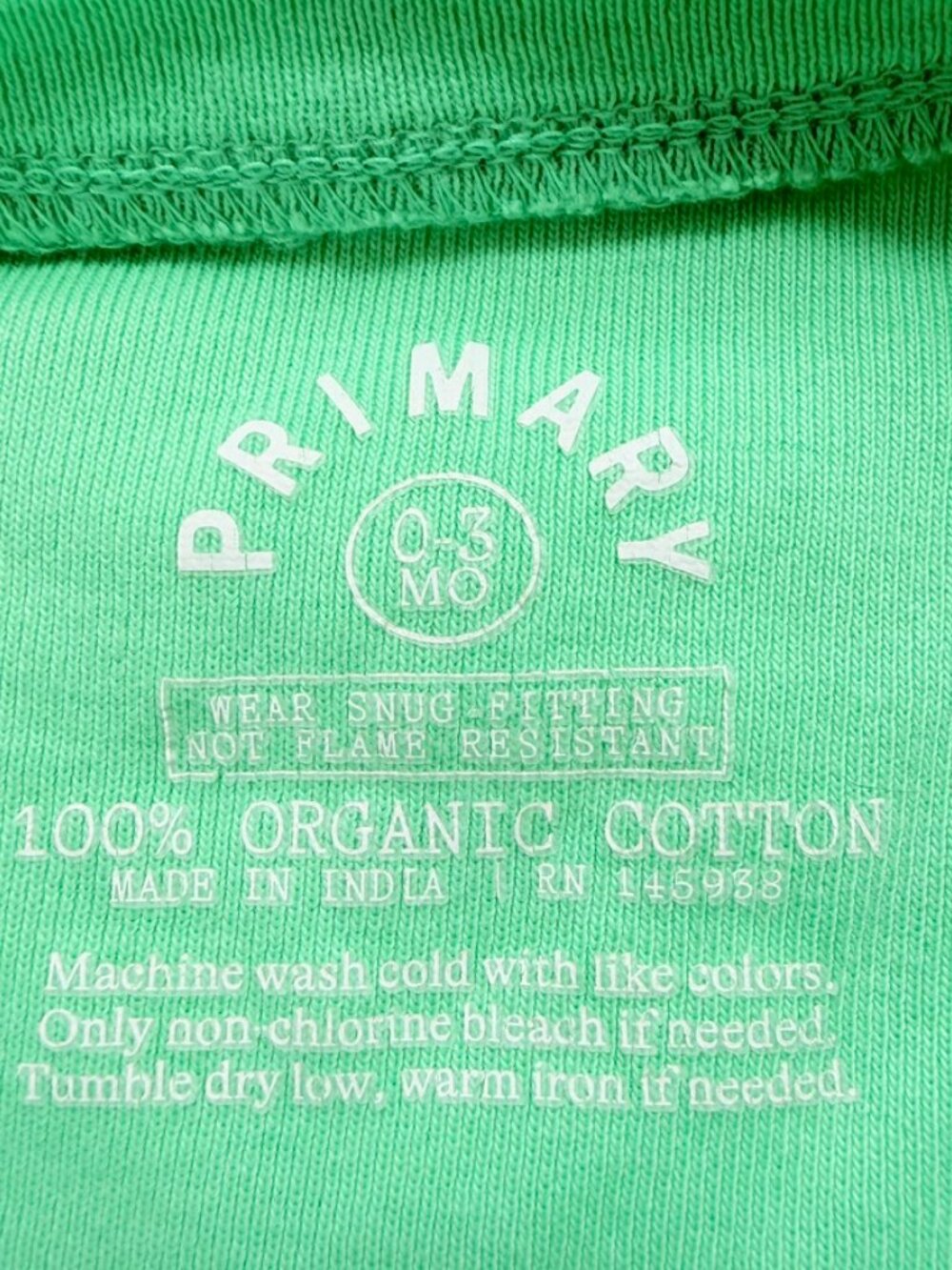 Organic Cotton Baby Sleepers 0-3M Bundle 4pc Footed Pajamas Primary Neutral - Picture 7 of 9